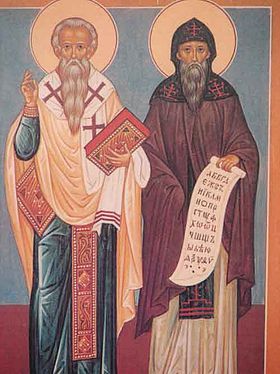 święci Cyryl, mnich, i Metody, biskup, patroni Europy
