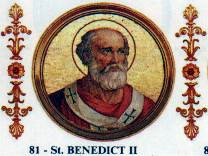 św. Benedykt II, papież